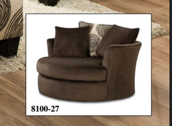Groovy chocolate hot sale swivel chair